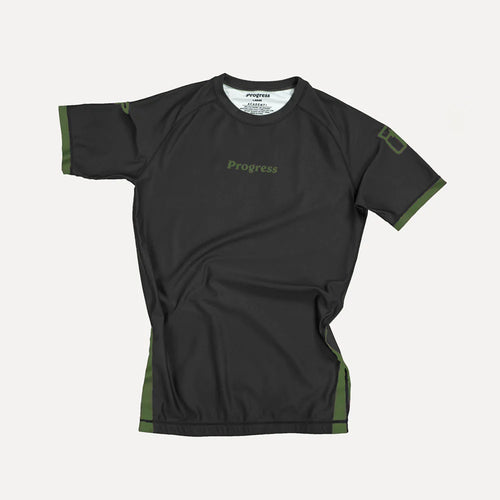 Progress Academy + Rashguard- Black-Black