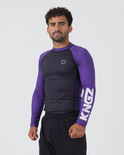 Cargar imagen en el visor de la galería, Rashguard Kingz Ranked Performance V2 Long Sleeve - Morado
