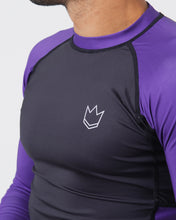 Cargar imagen en el visor de la galería, Rashguard Kingz Ranked Performance V2 Long Sleeve - Morado
