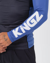 Carregar imagem no visualizador da galeria, Rashguard Kingz Ranked Performance V2 Long Sleeve - Azul
