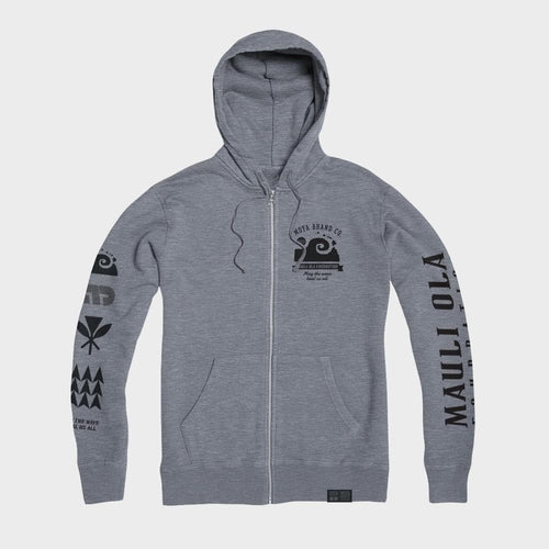 Marca Moya Mauli Ola X Moya Tech Hoodie- Dark Grey