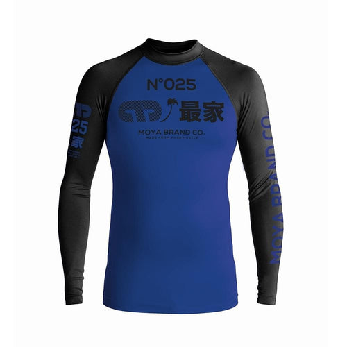 Rashguard Moya Brand Aventador Long Manga IV - Bleu