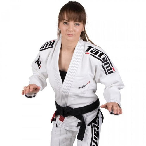 Kimono BJJ (GI) Tatami Ladies Style 6.0- preto e branco