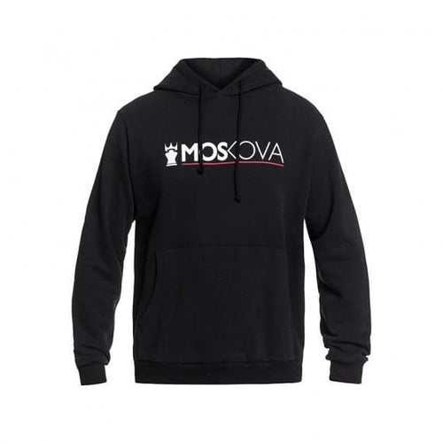 Moskova Performance Hoodie- Black-White