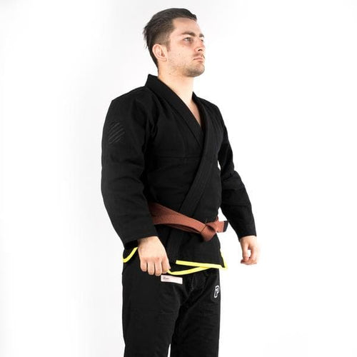 Kimono BJJ (GI) Progresso Movimento da Concorrência leve- preto