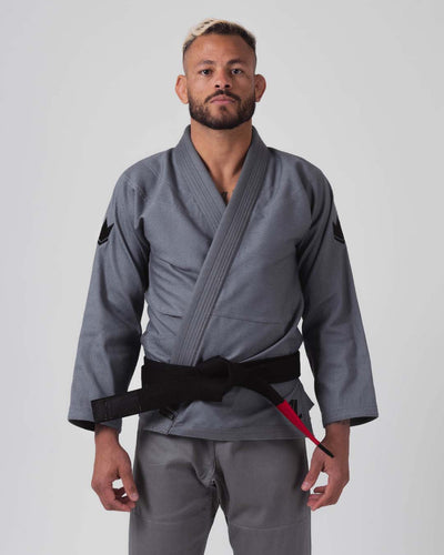 Kimono BJJ (GI) Kingz le blanc de ceinture gris inclus