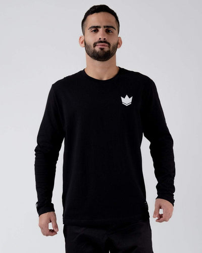 Kingz Jiu Jitsu Squad L / S-Black T-shirt