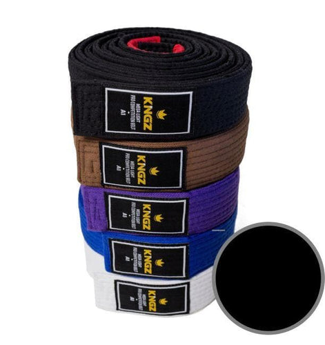 Kingz Mega Light Competition Belts- Black