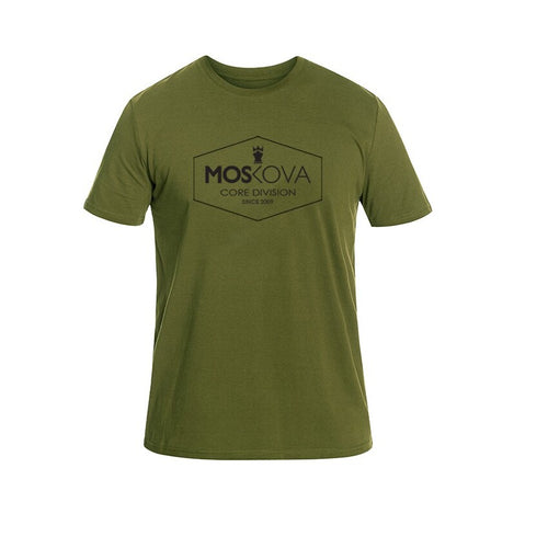 Moskova Tee Front Square- Green Militar